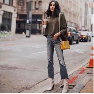 MOTHER Superior The Insider Crop Step Chew